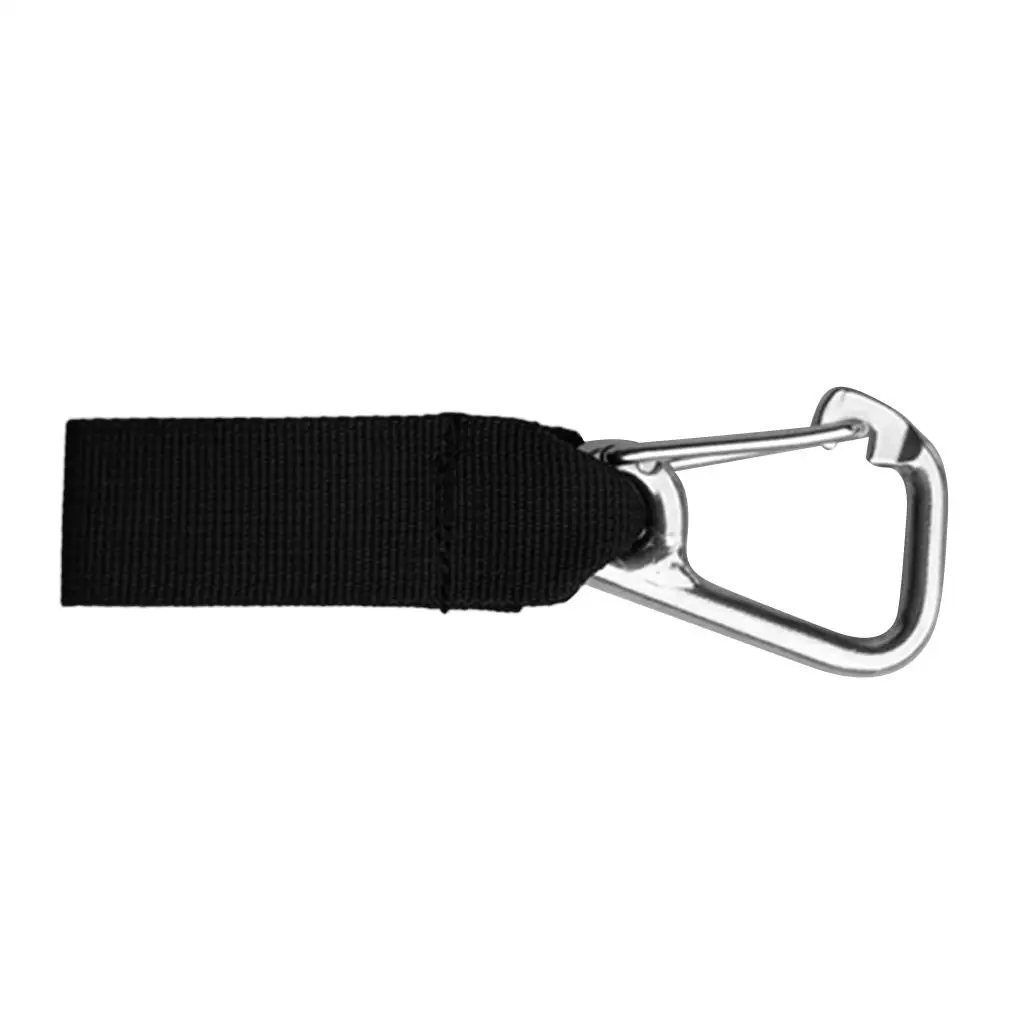 Scuba Diving Coiled Lanyard Clips Strap  Equipment Attachment