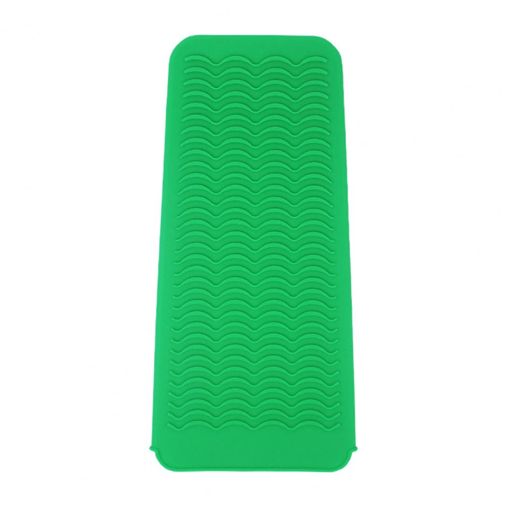 Description Picture 5 of itemHair Straightener Bag Portable Anti-scalding Curling Iron Holder Wave Pattern Silicone Heat Insulation Mat Home Supply