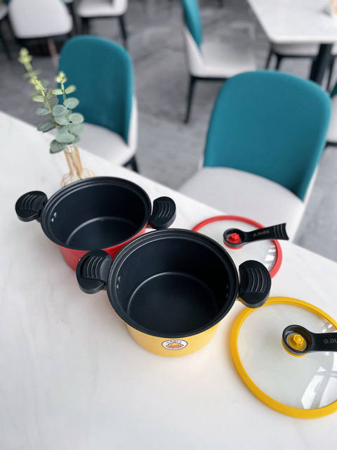 Cookware Set Little Yellow Duck Pot Set Non-Stick Pan Wok Frying