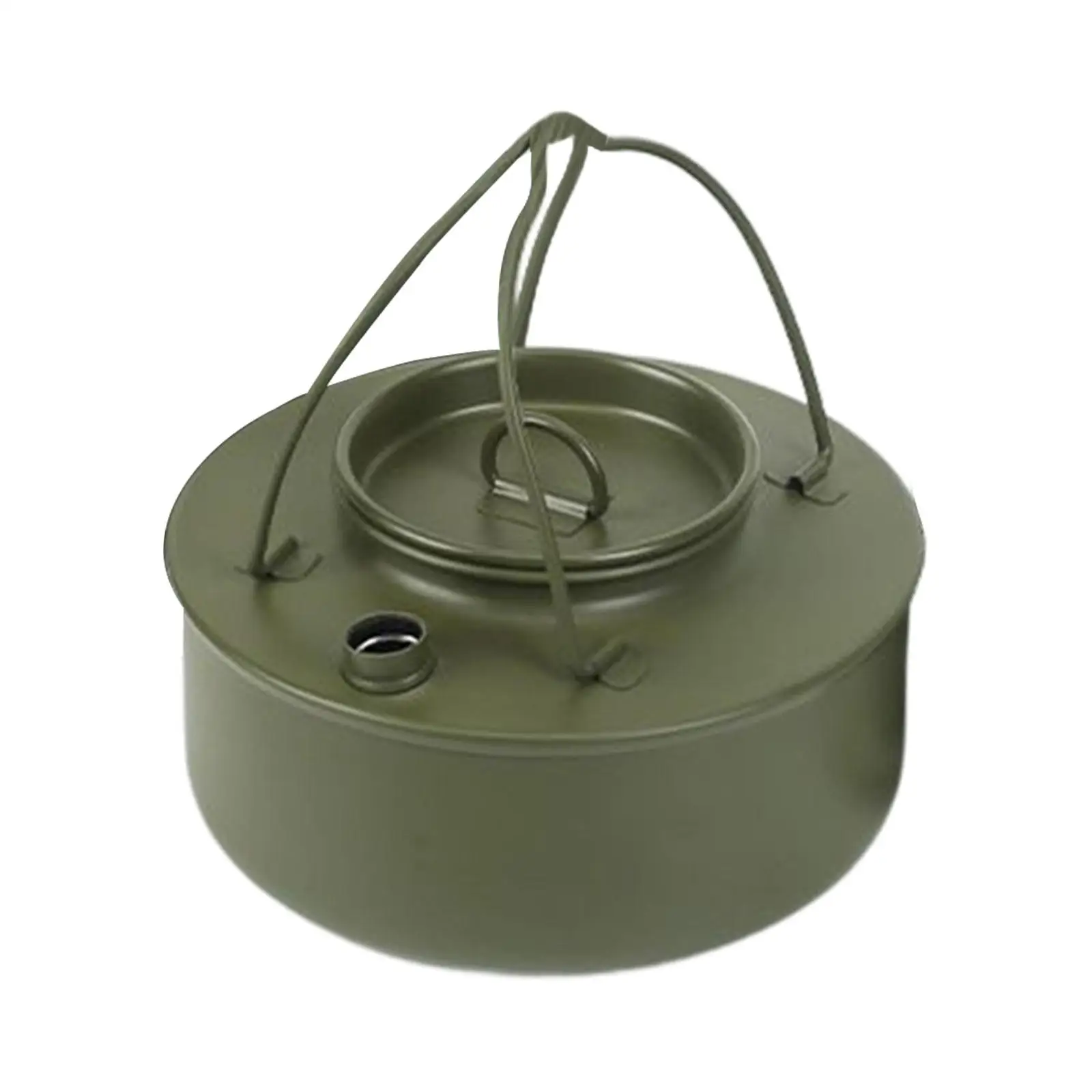 Camping Kettle Teapot with Silicone Handle Outdoor Kettle for Camping Travel