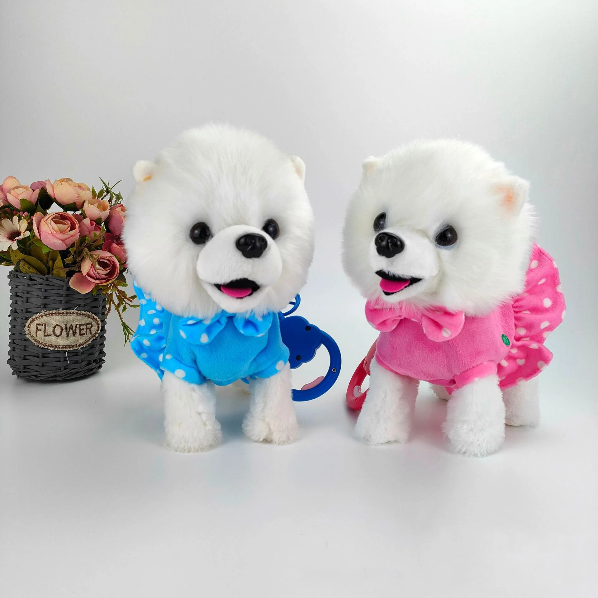 Interactive Puppy Dog, Cute Electronic Plush Dog for Home