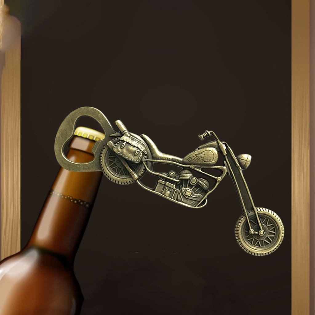 Cool Motorcycle Bottle Opener Zinc Alloy Beer Bottle Opener for Boyfriend Grandpa Dad Husband Christmas Birthday Presents