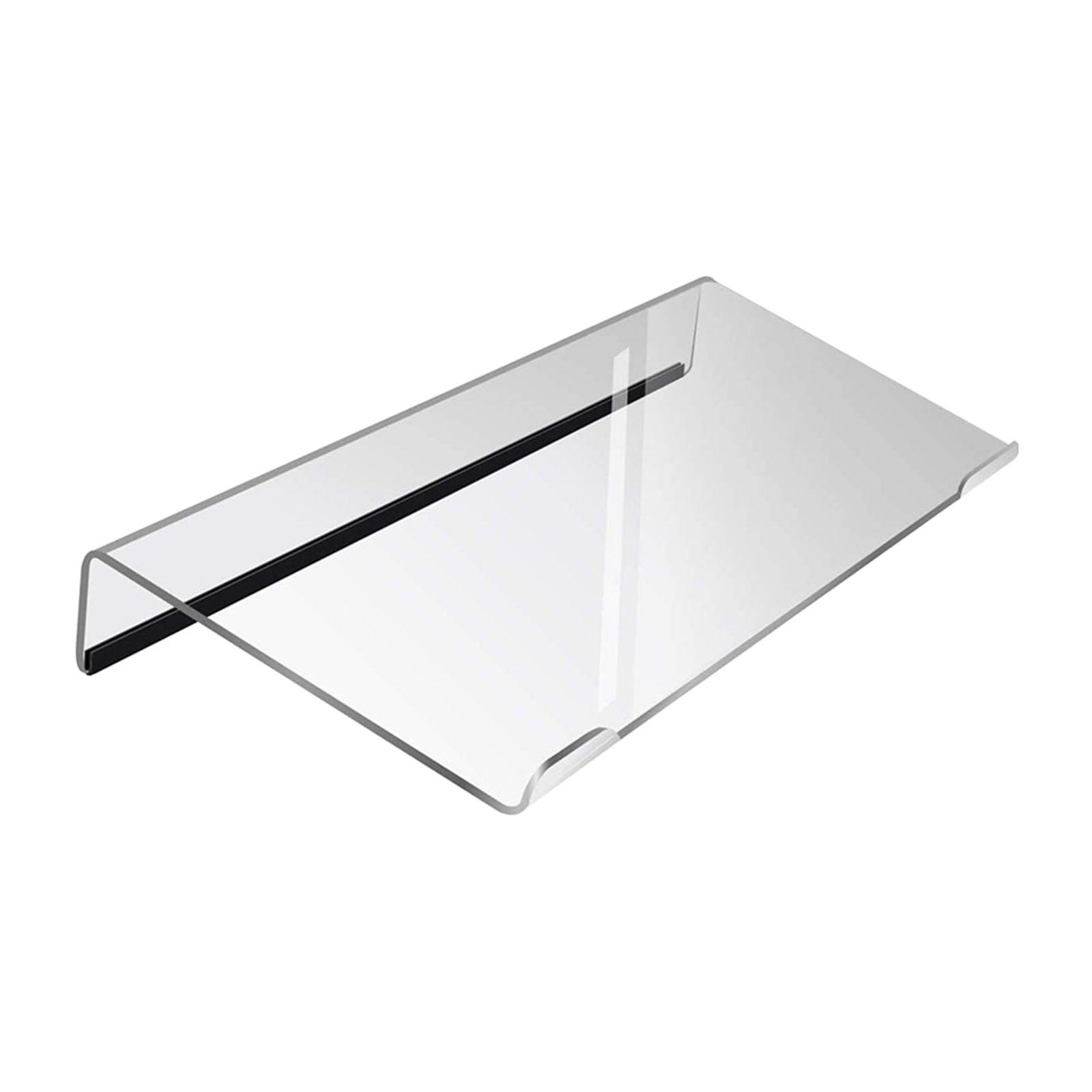 Acrylic Keyboard Holder Clear Computer Keyboard Stand Acrylic Tilted Computer Keyboard Stand Keyboard Tray Holder for Desktop