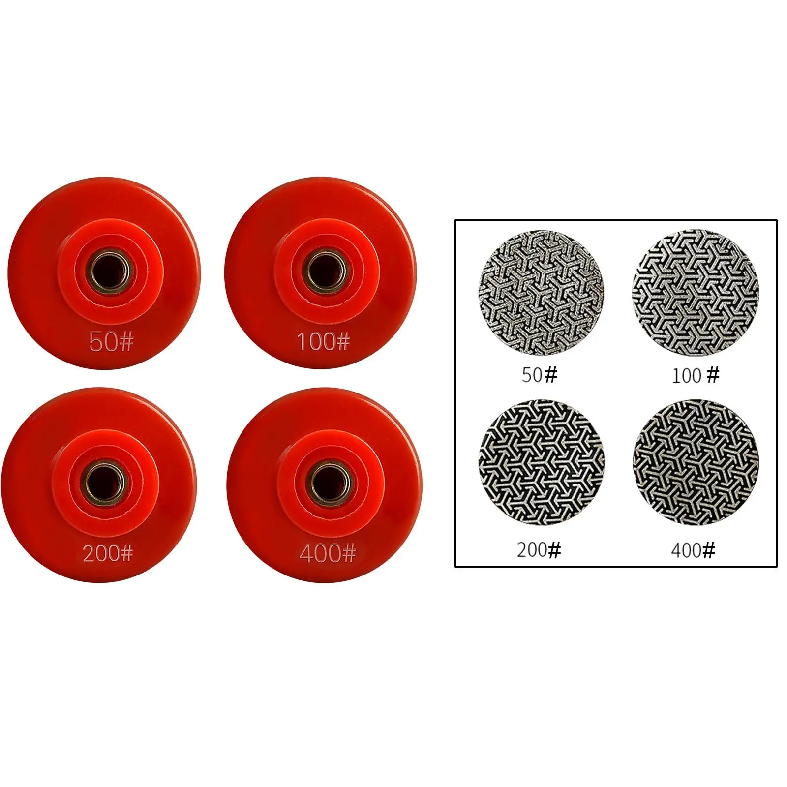 2inch Angle Grinder Diamond Grinding Disc Accessory Nylon Shell 10mm Thread for Granite Marble Ceramic Tile Convenient Assemble
