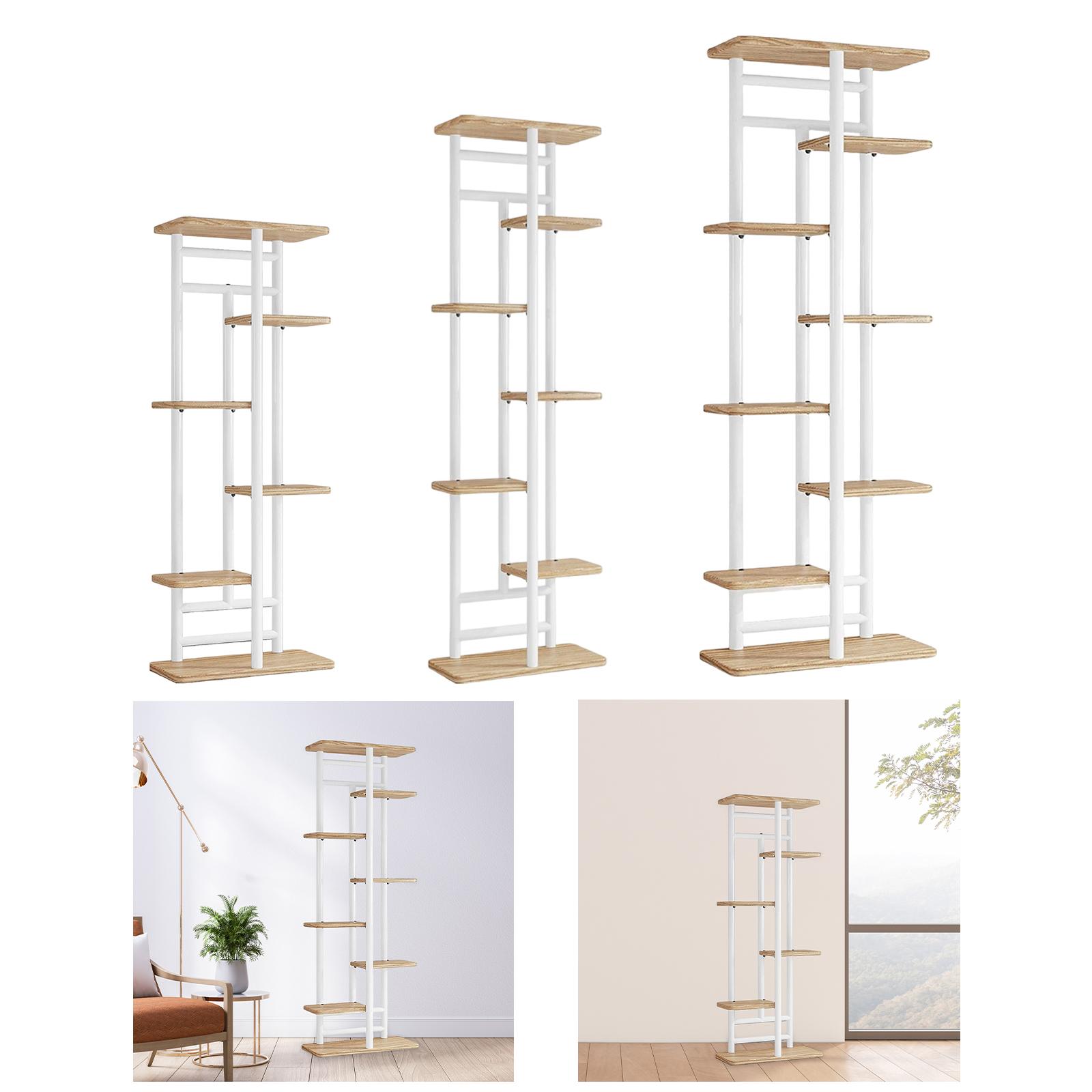 Multi Tier Flowerpot Stand Organizer Decoration Decorative Flower Pot Holder Rack for Patio Outdoor Living Room Office Home