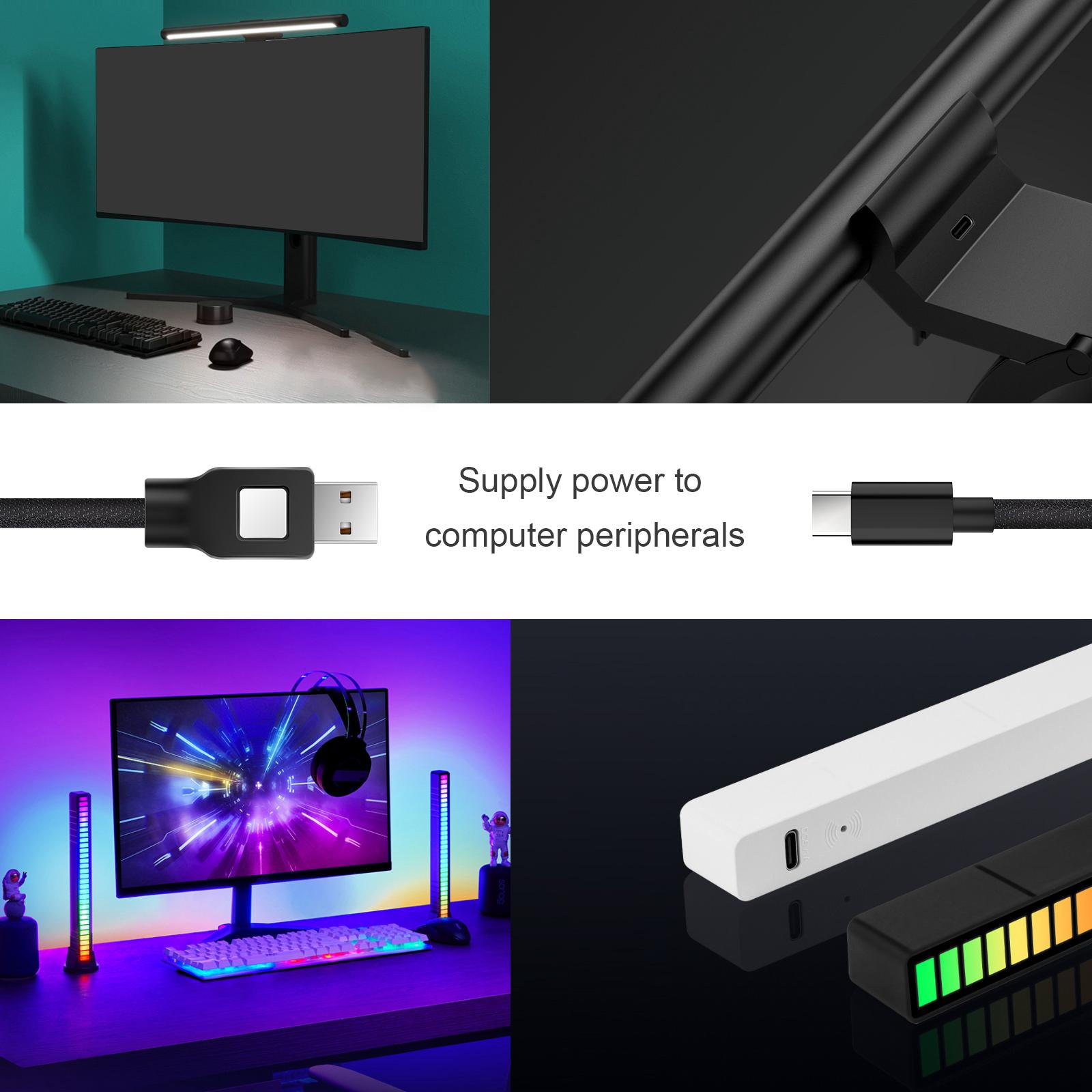 USB C to USB A Cable, Wireless Audio Transmitter Data Transfer Cord Adapter for Nintendo Switch for PS4 for Desktops for PS5