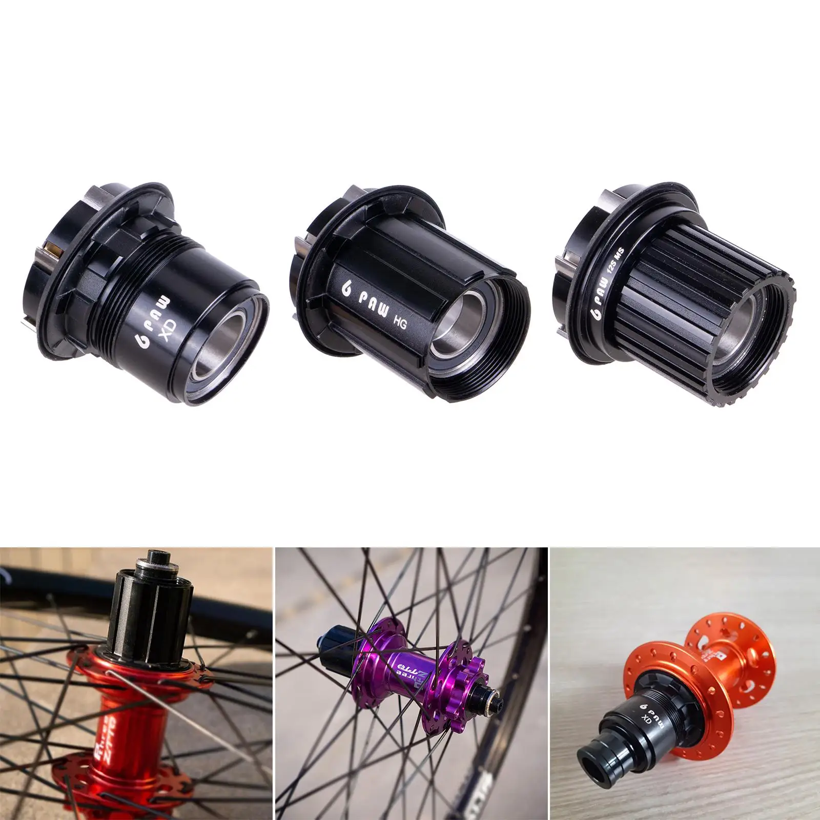 Solid Hub Driver Adapter Bicycle Free Hub Body Carbon Steel Components Parts High Strength MTB Bike Freehub Body for 8-12 Speed