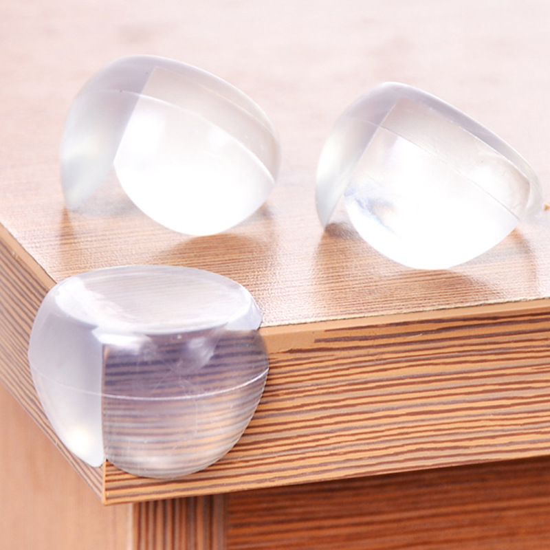 Nombre 12, 4 teile/los Transparent Ball Form Baby Sicherheit Tisch Ecke Schutz Anti-Kollision Möbel Kanten Schutz Abdeckung Wachen