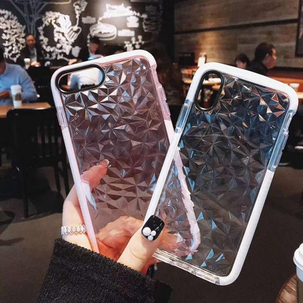 Shockproof TPU Case Phone Cover Clear For iPhone 11 Diamond For