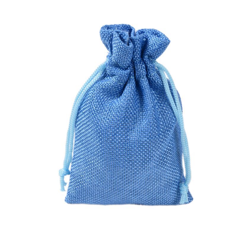 5 Stück Multisize Jute Sackleinen Leinen Kordelzug Tasche Weihnachten Halloween Geschenktüten Hochzeit Geburtstag Party Süßigkeiten Schokolade Verpackungsbeutel – Detail 23
