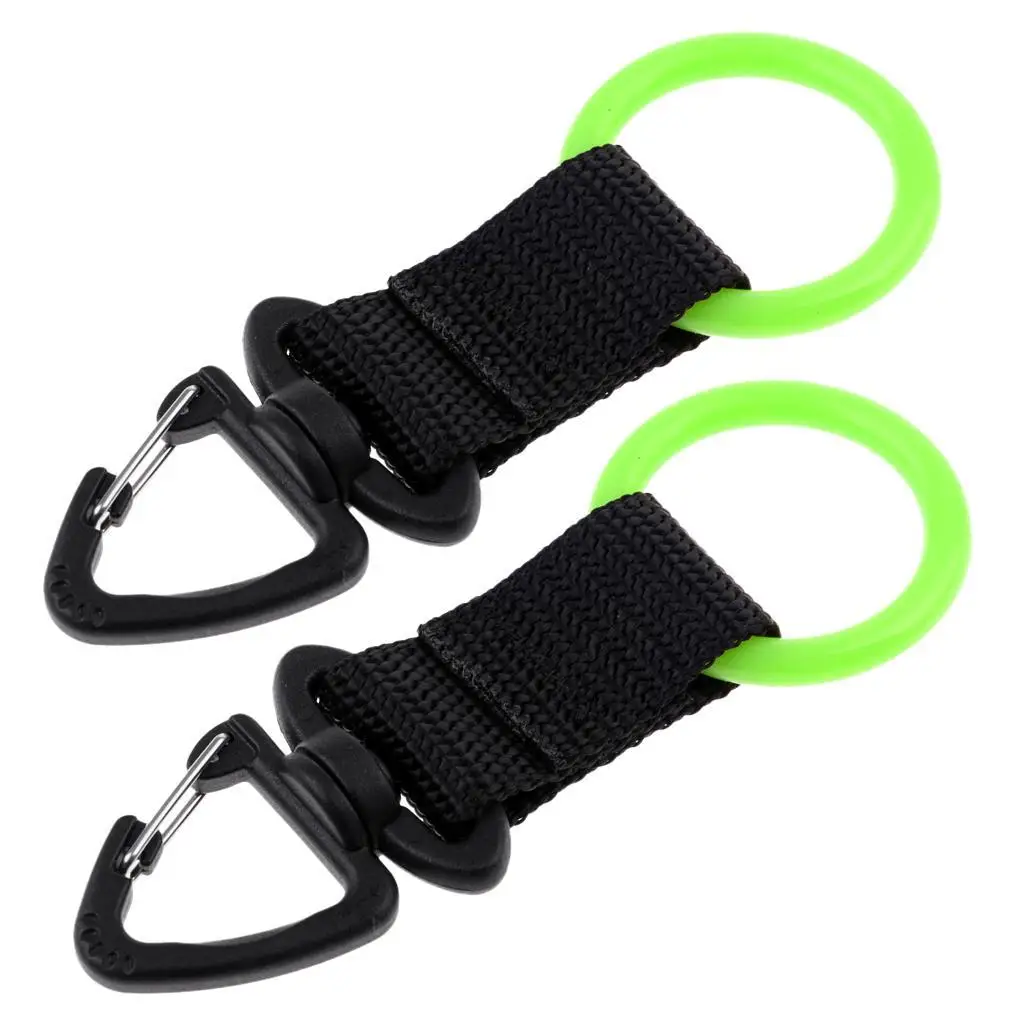 2Pcs Deluxe Scuba Diving Webbing Regulator  Mouthpiece Holder with