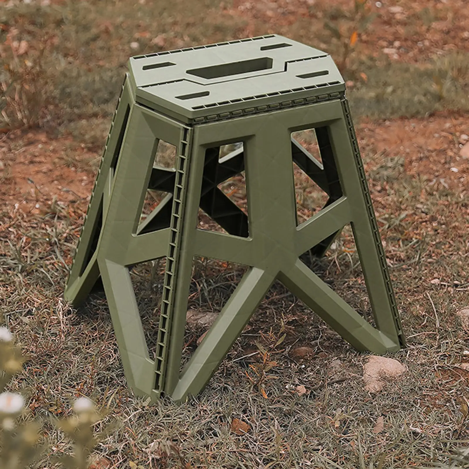 Portable Foldable Stool Camping Chair Lazy Resting Stools Picnic Garden Seat