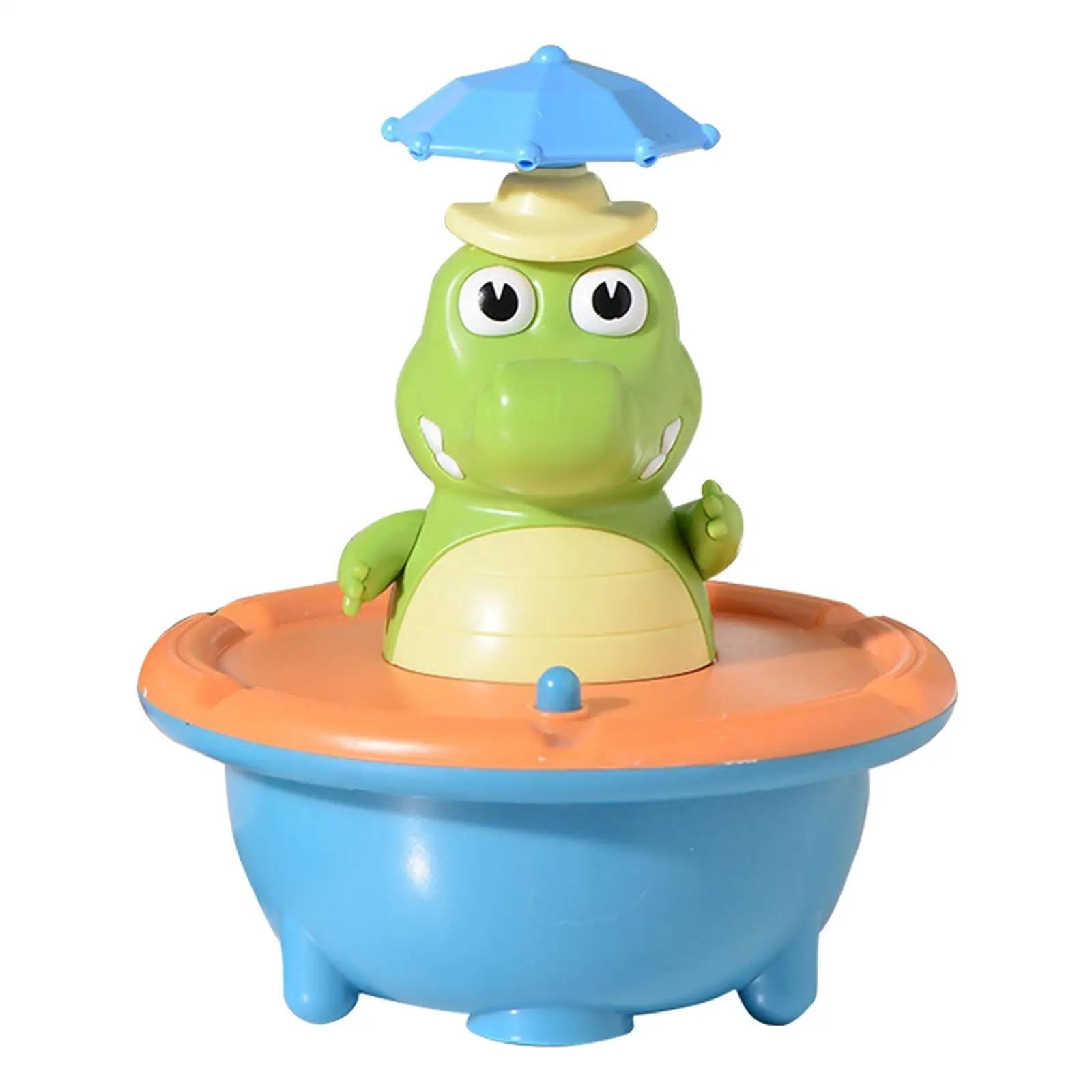 Battery Operated Crocodile Sprinkler Swimming Pool Adorable Spray Water Paddling Water Squirt Bathtub Flash Lights Bath Toys