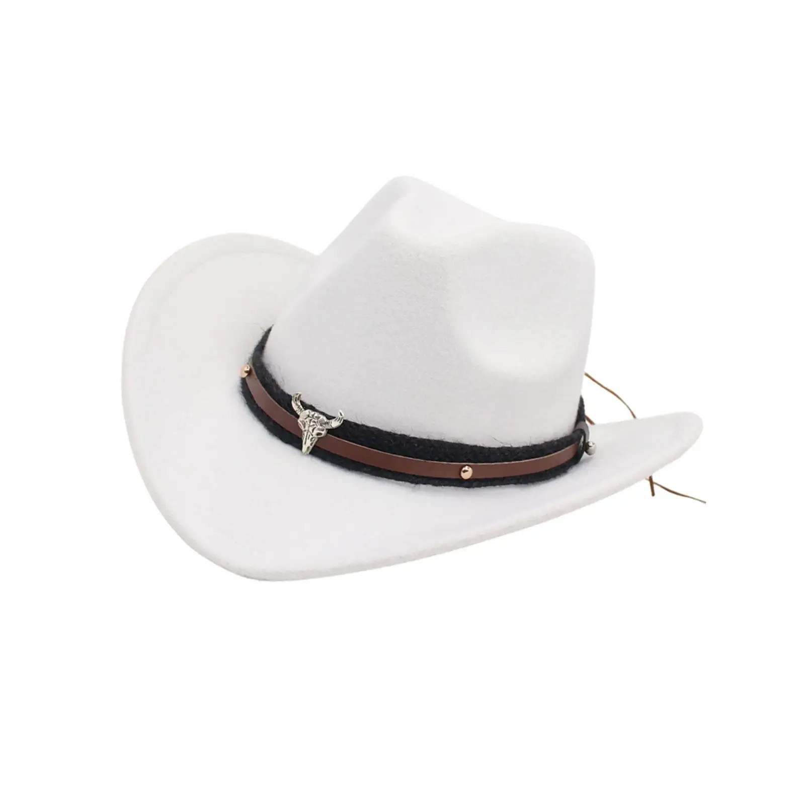 Western Cowboy Hat Casual Summer Sun Protection Hat for Unisex Fishing Rodeo