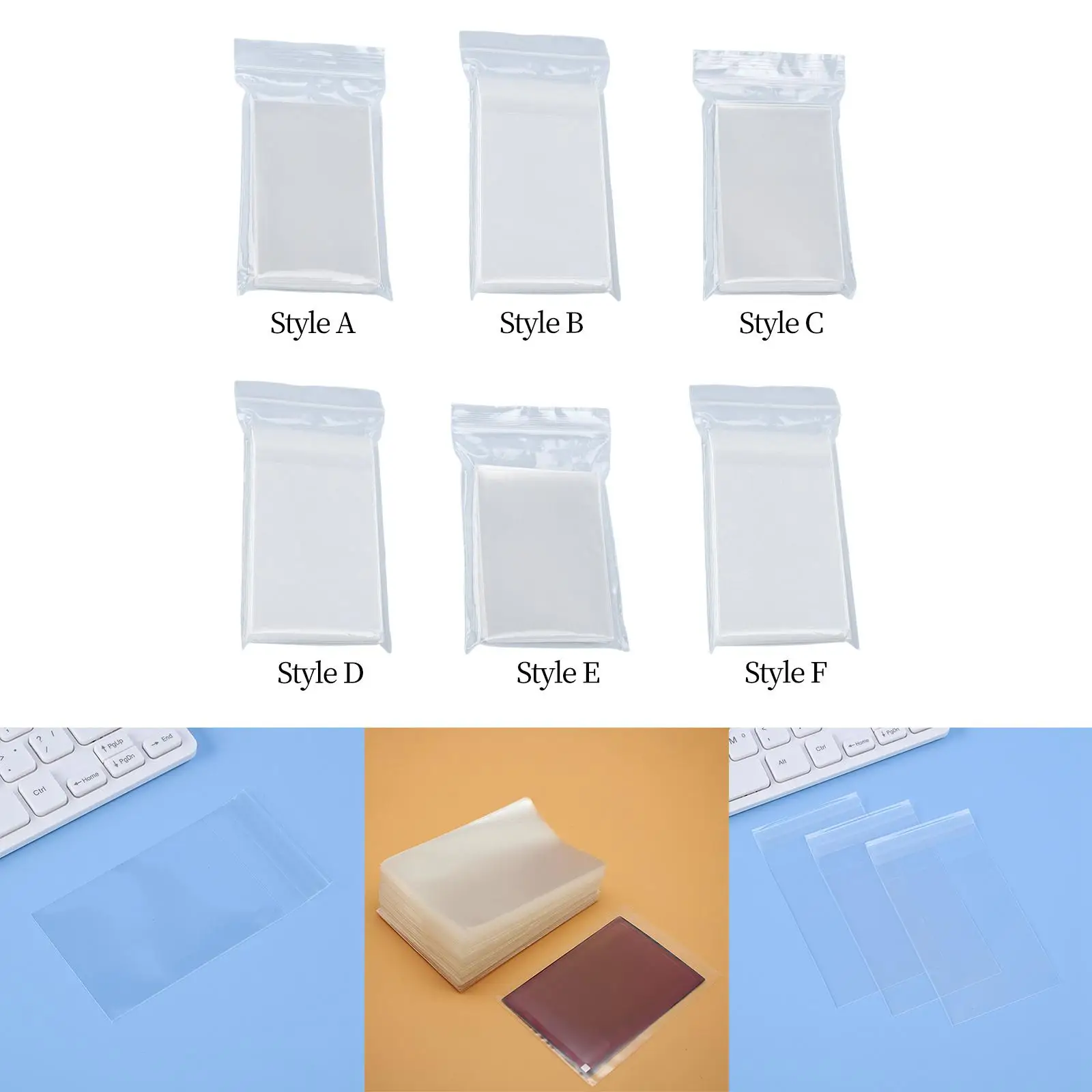 50x Card Sleeves Card Protectors for Sports Cards Collecting Card Games