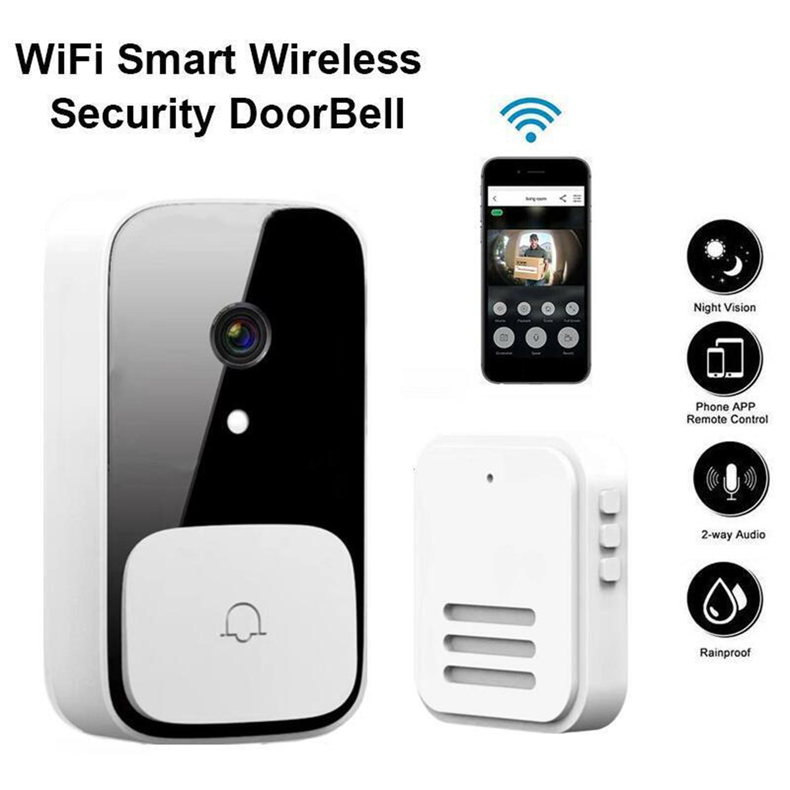 WiFi Video Doorbell Camera Battery Powered Outdoor for home and office