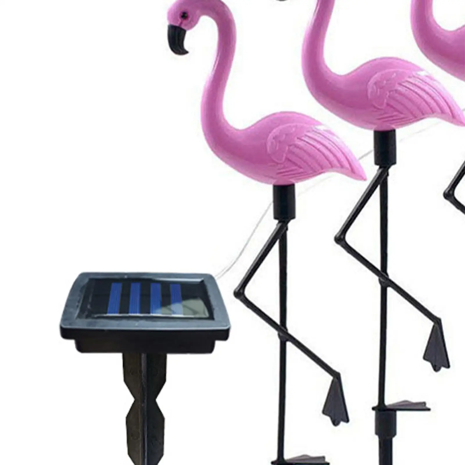 3 Pieces Flamingo Landscape Light Solar Power for Outdoor Patio Christams