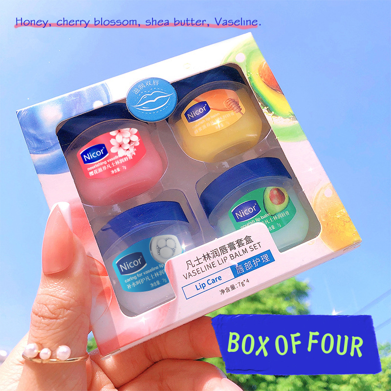 Best of 4pcs / set Vaseline Lip Balm Set Natural Vaseline Moisturizing Anti-Cracking Petroleum Jelly Lipbalm Lipstick Base Korean Cosmetic Reviews & Tips