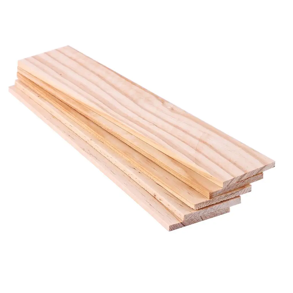 5 Pieces  for Crafts  Wooden Sticks Board for , Miniature, Diorama,  Table Building