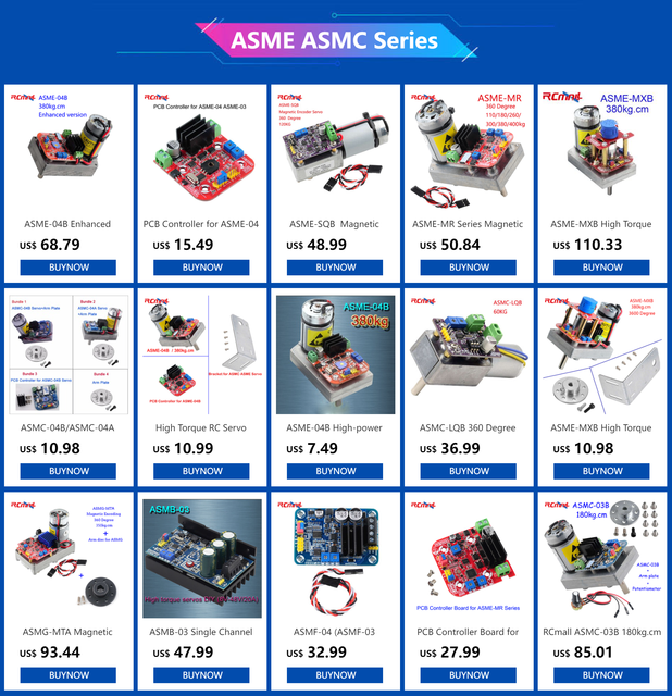 ASMB-MT1 controller DIY servo 8V to 48V current limiting 20A