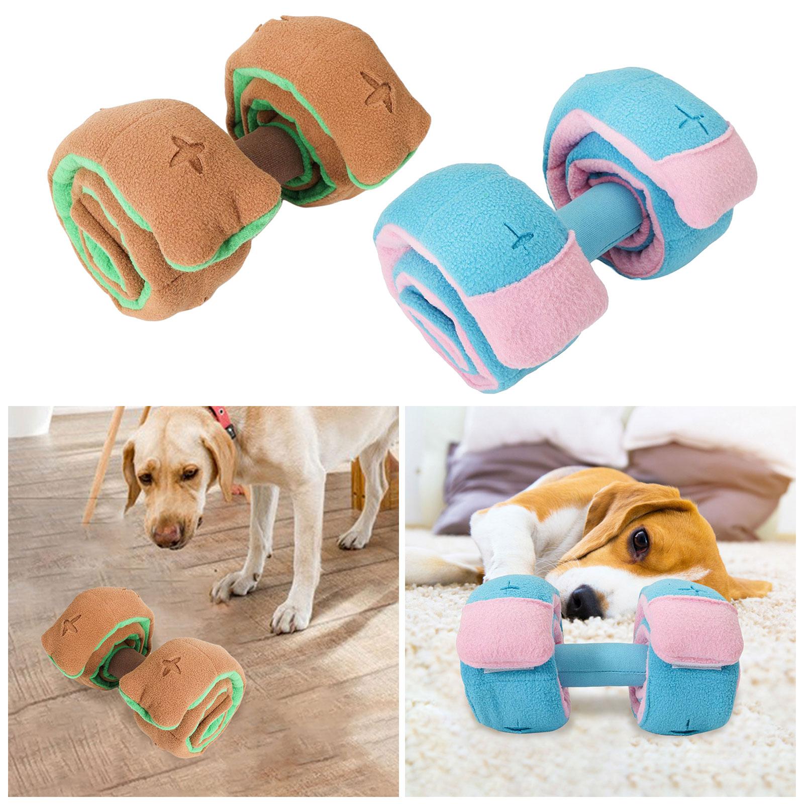 Cute Dog Squeaky Educational Snuffle Toys Slow Feeder Squeaker Educational Snuffle Toys Slow Feeder Toy for Smell Training Cats