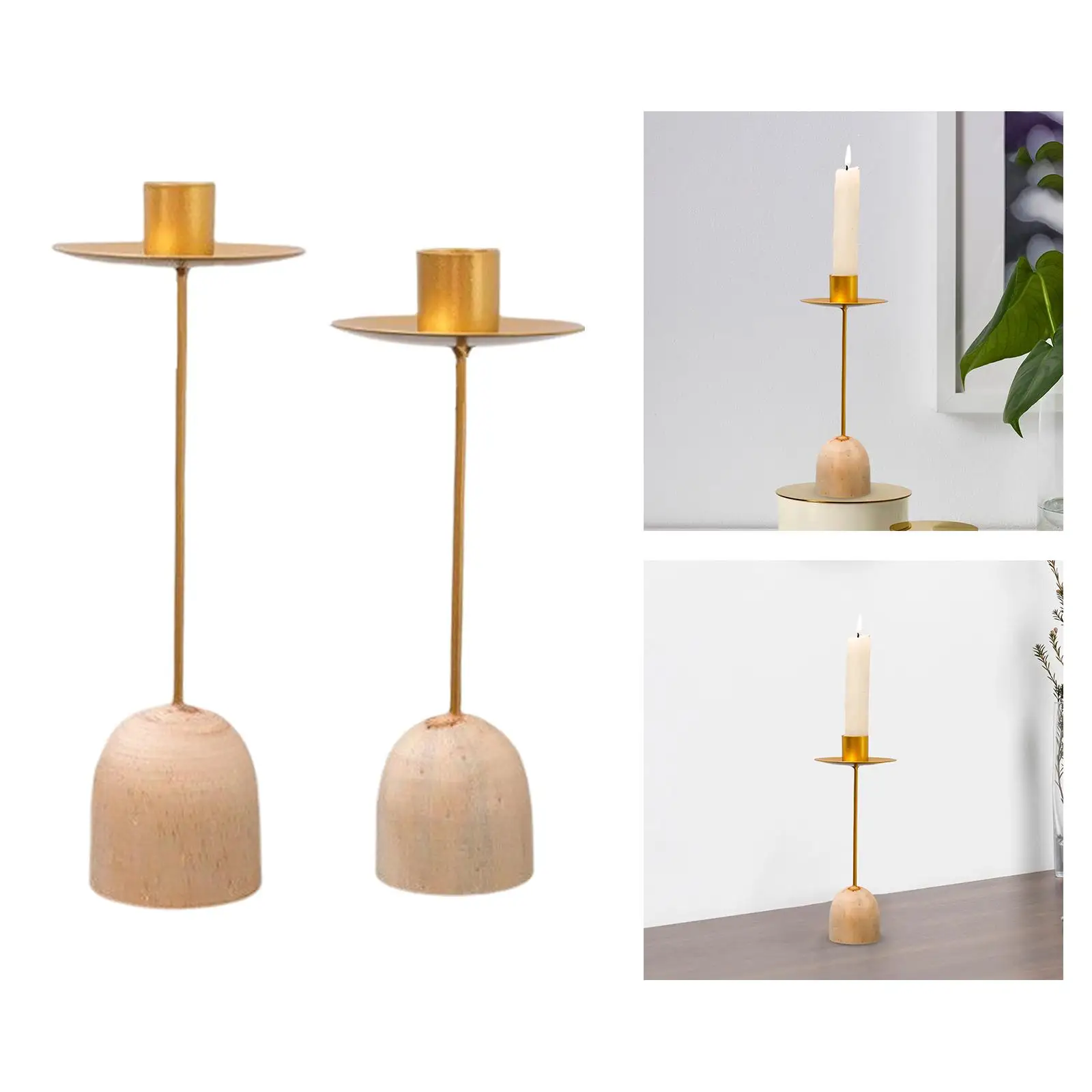 Nordic Candle Holder Candlestick Ornament Candle Stand for Wedding Candlelight Dinner Anniversary Home Decoration Party