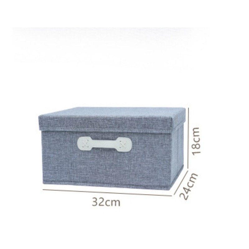 Title 1, Clothes Storage Box Fabric Cotton Linen Drawer ...