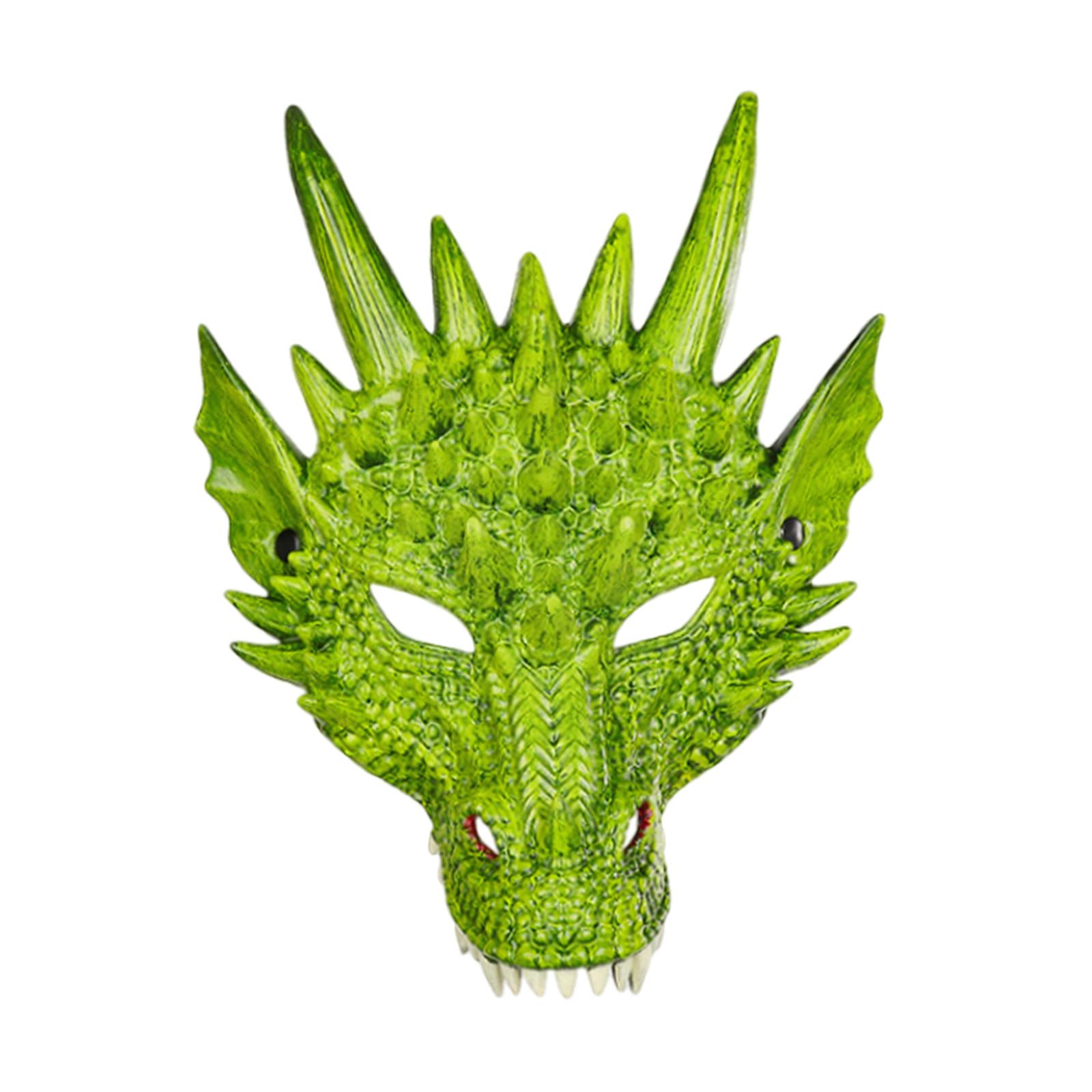 Dragon Mask Scary Dinosaurio Animal Mask for Stage Performances Wedding Prom