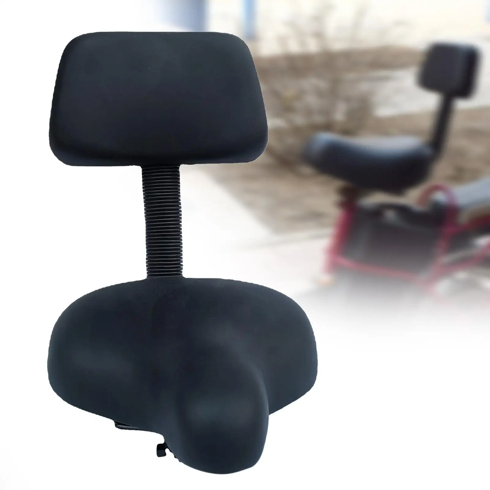 Electric Bicycle Saddle Universal Easy to Install Comfortable Bike Back Seat and Backrest Back Seat Bike Saddle Accessories