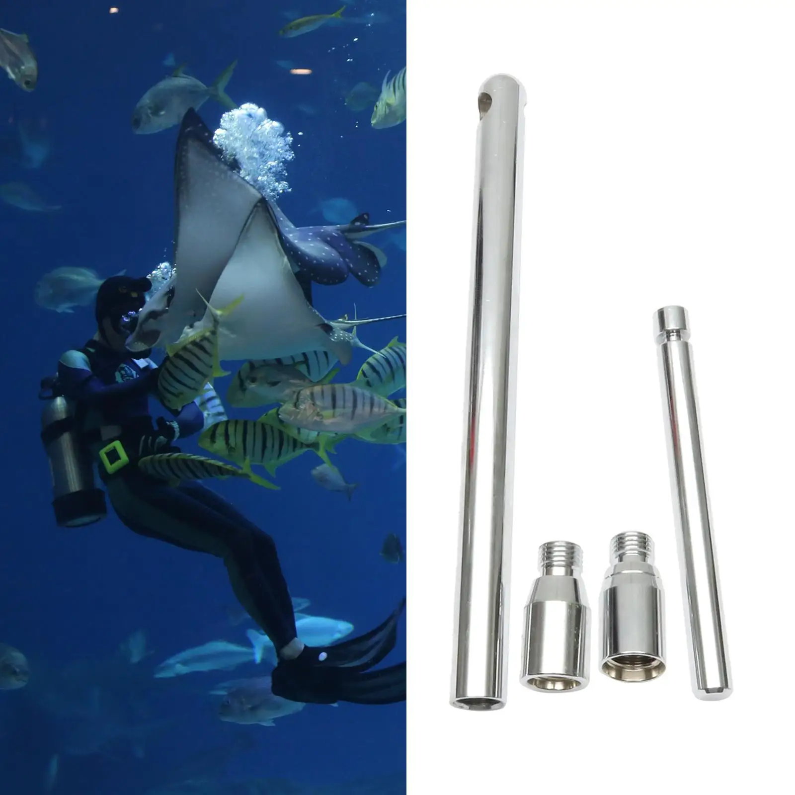 150mm Hose Protector Tool High Pressure for Scuba Diving Self Draining