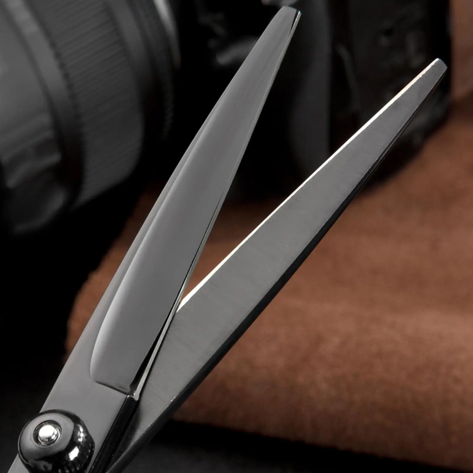 Hair Cutting and Thinning Texturizing Scissors Set Adjustable Screw 17cm