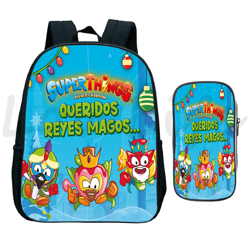 infância bookbag caneta saco 2 pçs set