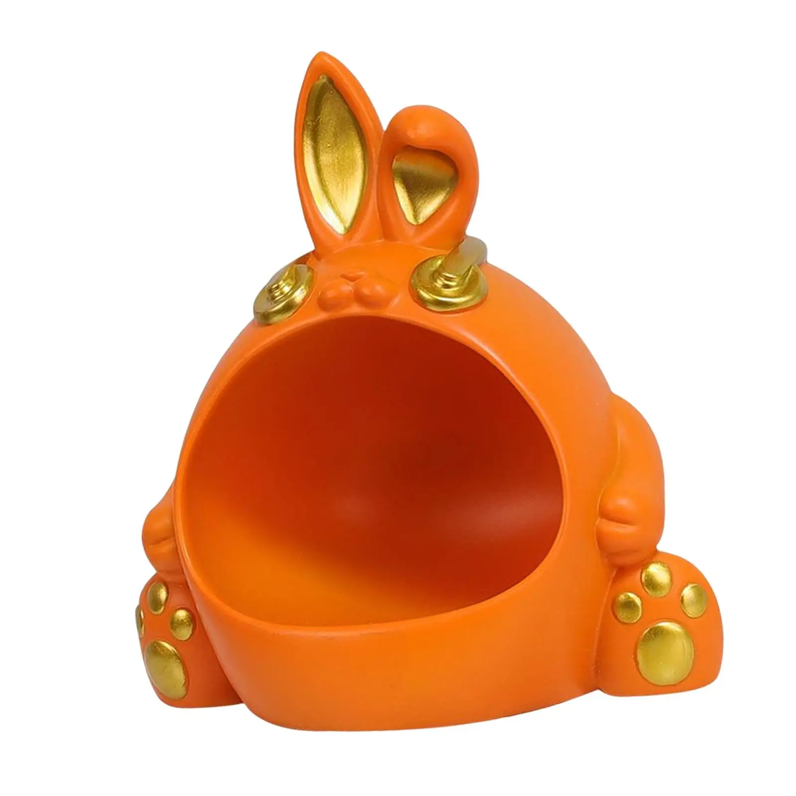 Resin Storage Box Rabbit Figurine Cute Animal for Home Decoration Ornament