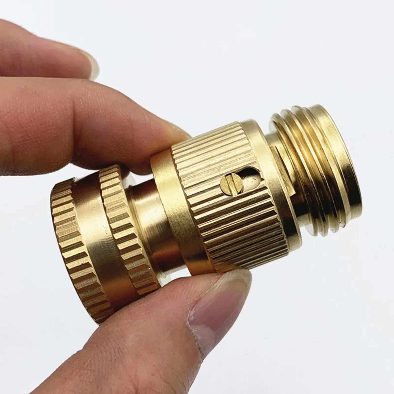 Brass Garden Hose Connector Pressure Washer Adapter 3/4 inch Water Hose Pipe Fitting for Watering Device Garden Hose