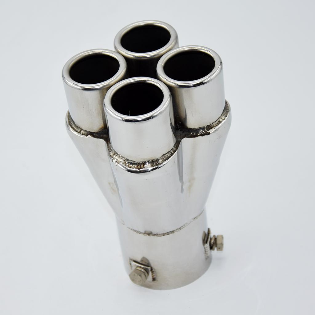 57mm Car Exhaust  Tail Tip  Stainless Steel 155mm