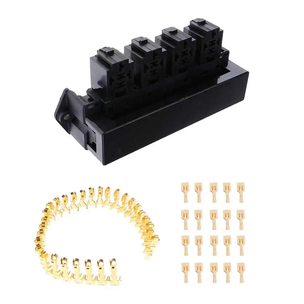 15-way relay socket connector blade fuse set, repair accessories