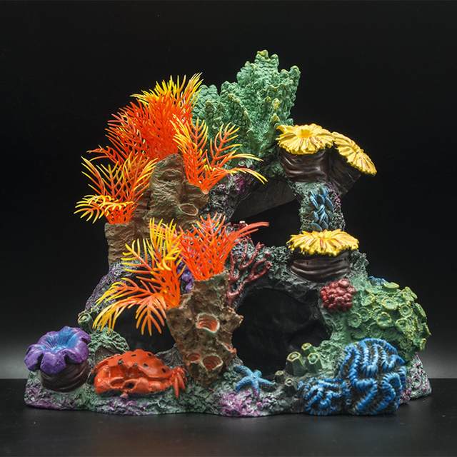 Mimorou Künstliche Korallen Fürs Aquarium – 12-teiliges Set Aus Polyresin In Bunten Farben