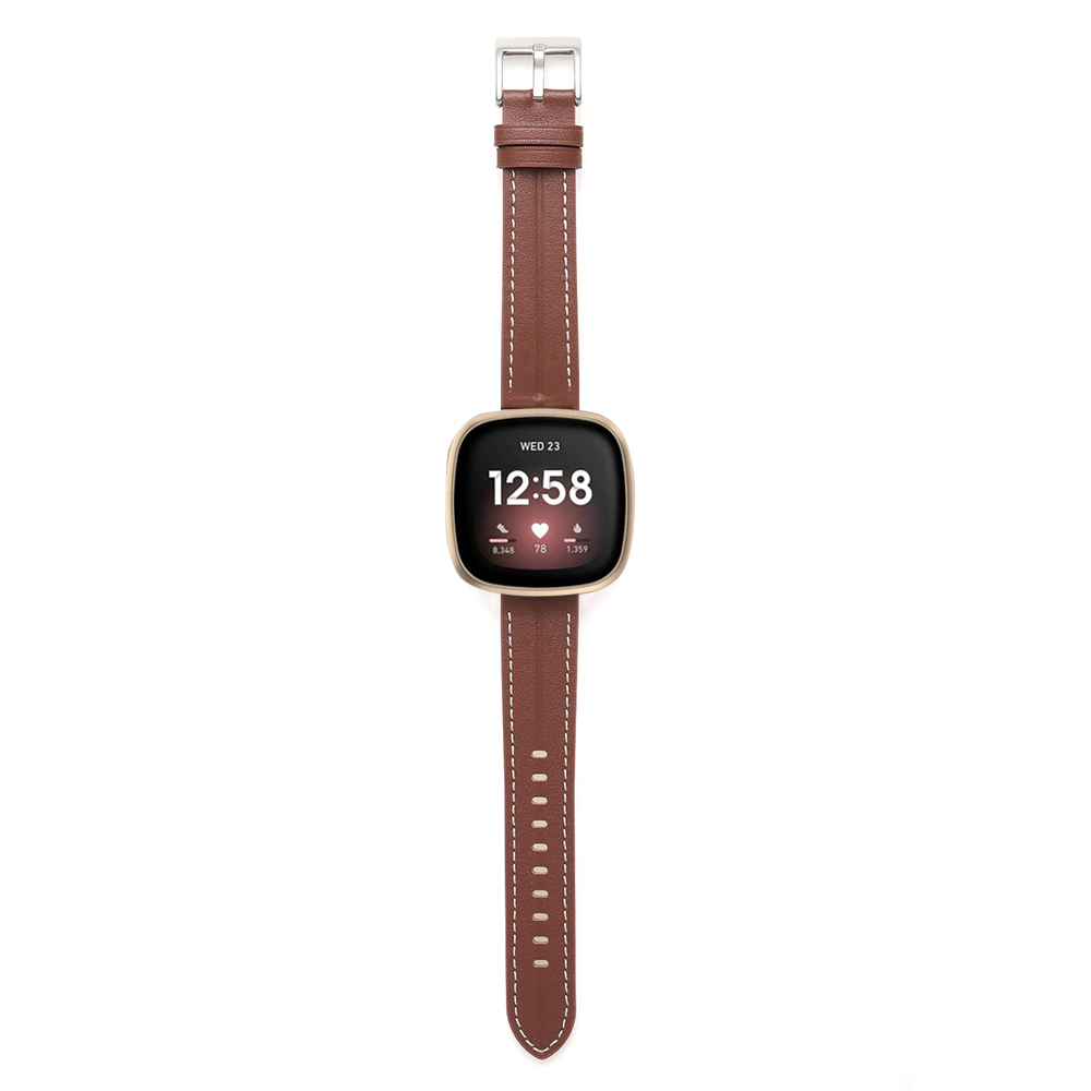 Genuine Leather Strap For Fitbit Versa 2 Lite Band Smart Watch Bracelet For Fitbit Versa 3 4 Sense 2 Correa Watchband Pin Buckle