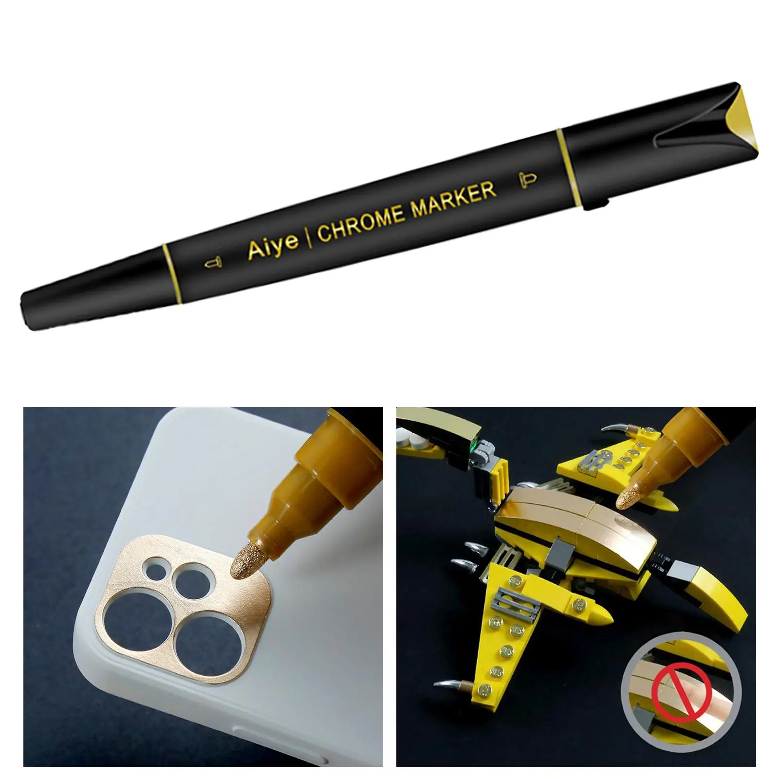 Double Head  Marker Pen 3mm 0.7mm for Mug Model Toy