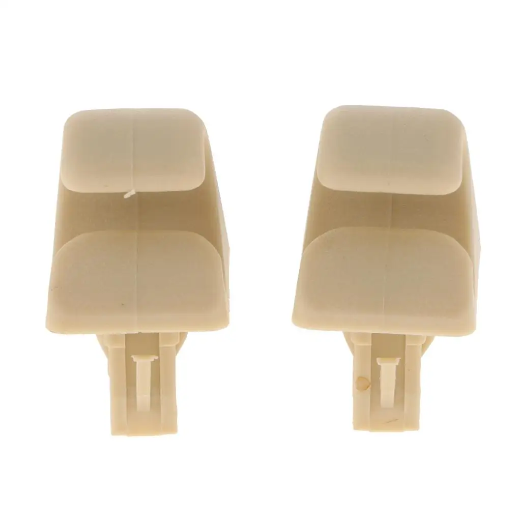 1 Pair Beige Car Visor Hook Clip Bracket for BYD