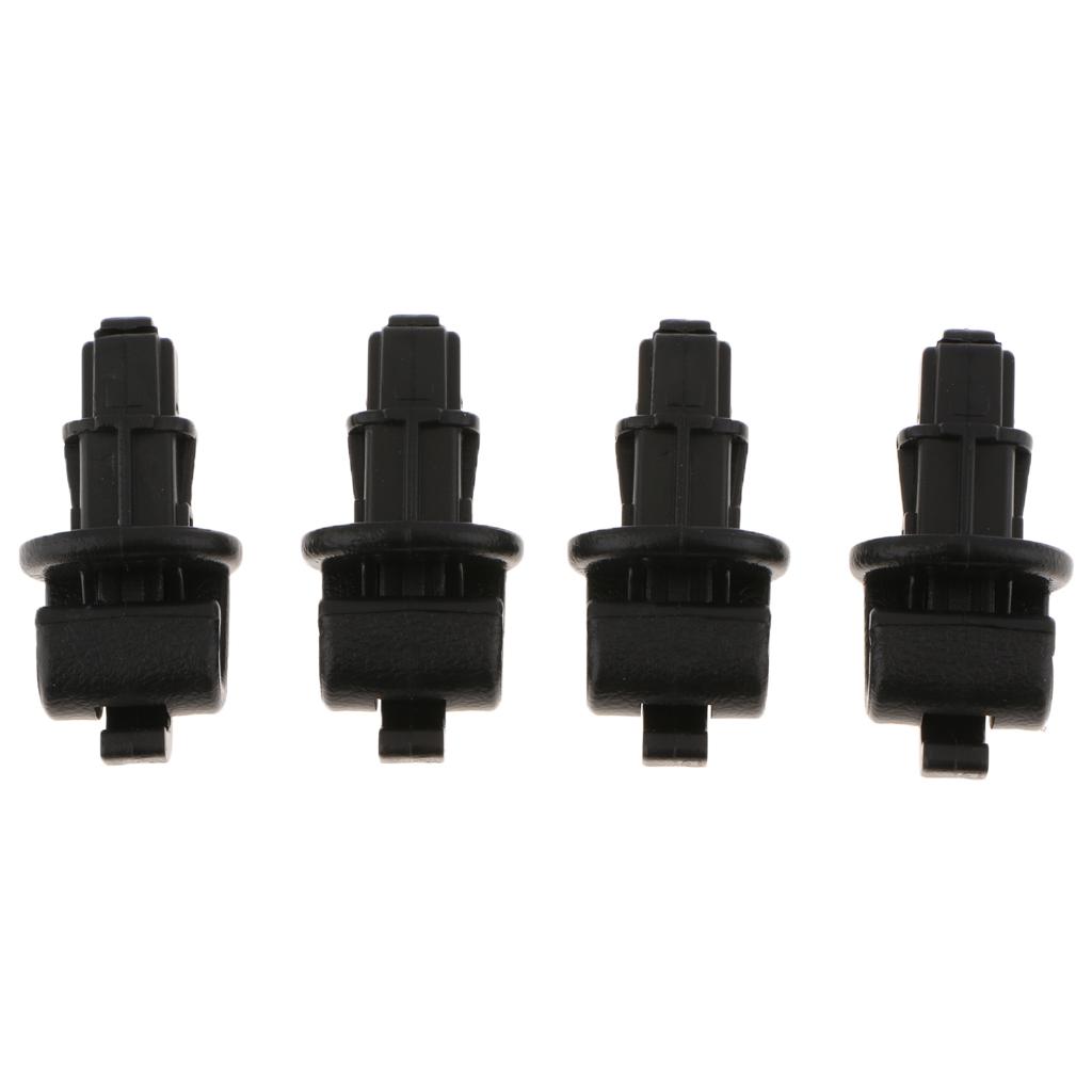 4 Pieces Black Sun Shade Holder Hook Clips for Honda  2005-2010