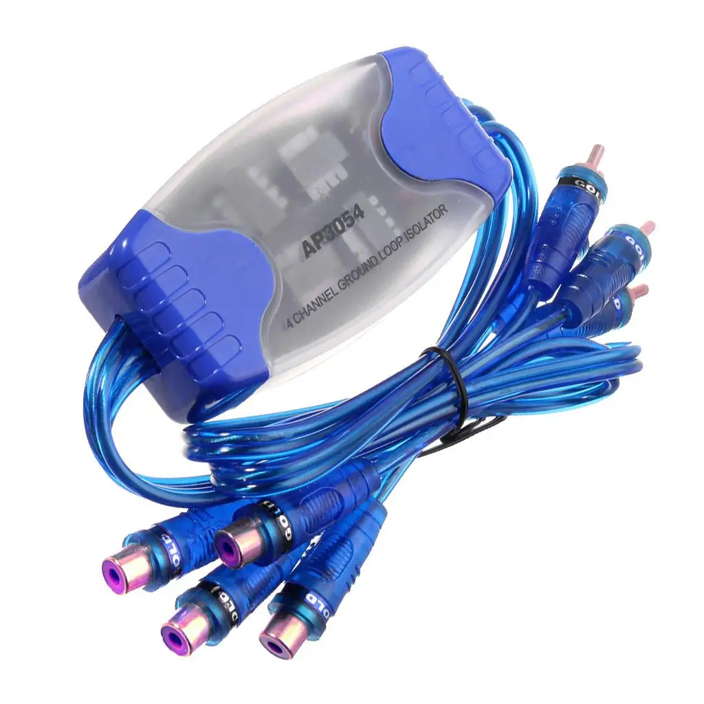 4-Channel RCA  Noise Filter  Anti - Interference Total Isolator