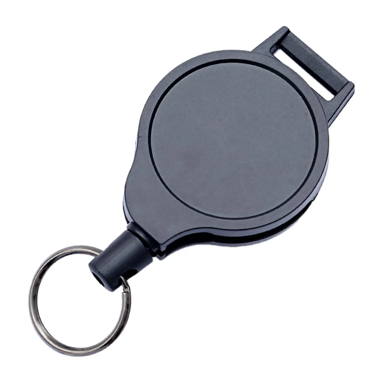 Heavy Duty Retractable Keychain Multi Tool Lock Belt Clip for Fishing Hiking