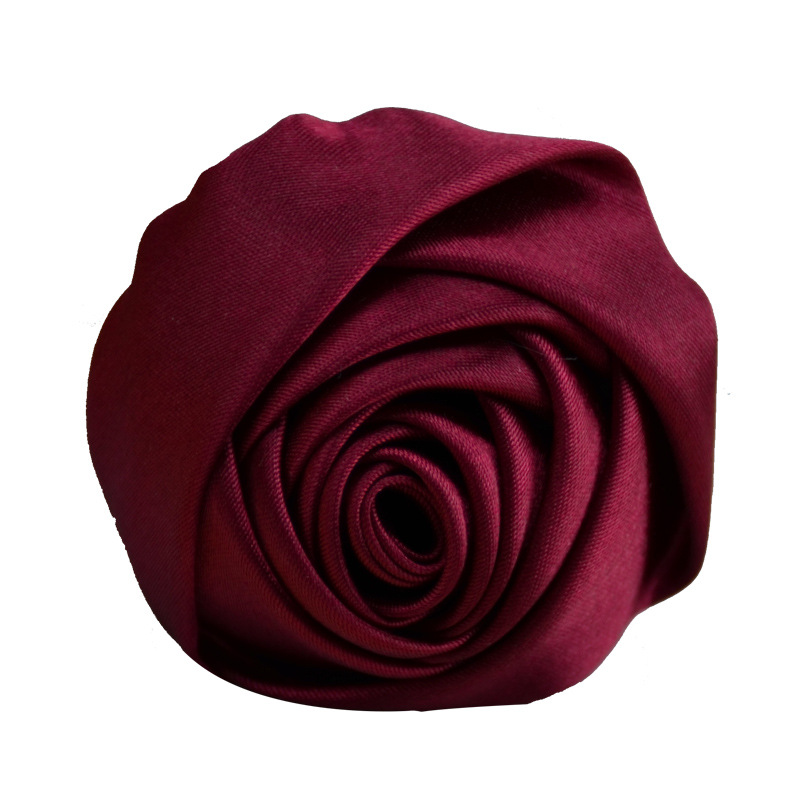 4PCS/lot 5.5cm Satin Fabric Handmade Three-Dimensional Simulation Rose Bud Wholesale DIY Jewelry Shoes And Hat Accessories
