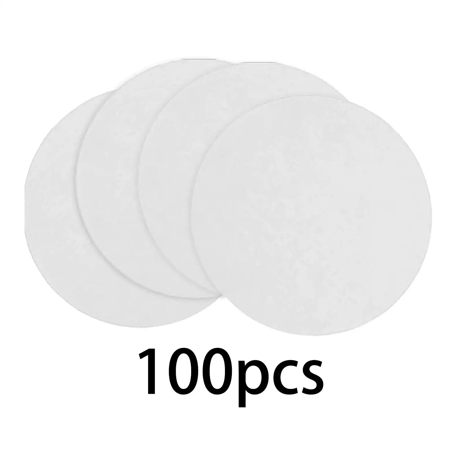 100Pcs Microwave Kiln Glass Fusing Paper Ceramic Fiber Paper Craft Round