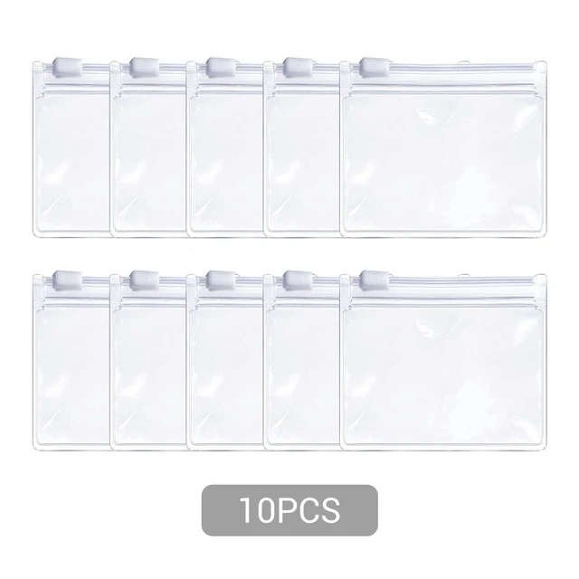  Pill Pouch Bags Zippered Pill Pouch Reusable Pill Baggies Clear  Plastic Pill Bags Self Sealing Travel Medicine Organizer Storage with Slide  Lock for Cod Liver Oil, Pills and Small Items (24