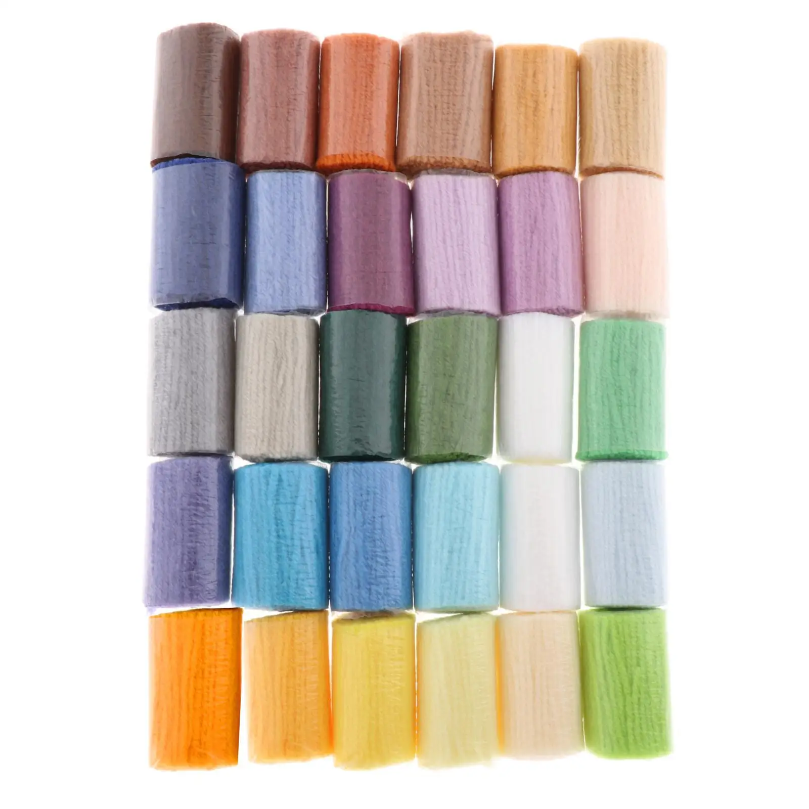 30Pcs Polyester Needle Craft Yarn Rug Hooking Supplies Latch Hook Kits Crocheting Rug Yarn for Knitting Handmake Craft Sewing