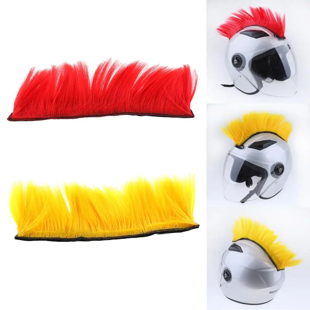 Motorcycle  PunkCostumes Hairpiece Yellow/Red