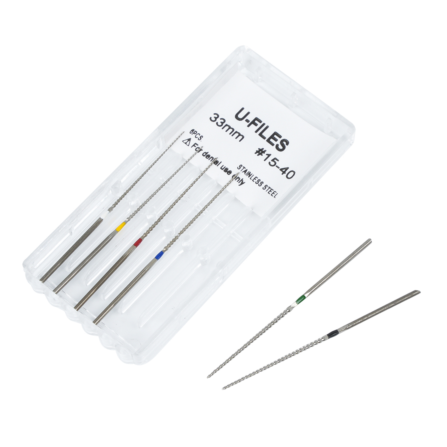 Best of 6pcs / Box Dental U Files Root Canal Endodontic Files Stainless Steel With Scaler Tips E1 E2 For EMS Woodpecker Ultrasonic Scalers Reviews & Tips - Image 2