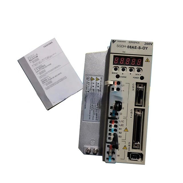 Original Yaskawa Servopack 800W 3PH Analog Pulse Input AC Servo Drive  SGDH-08AE-S-OY with Communication Network Port